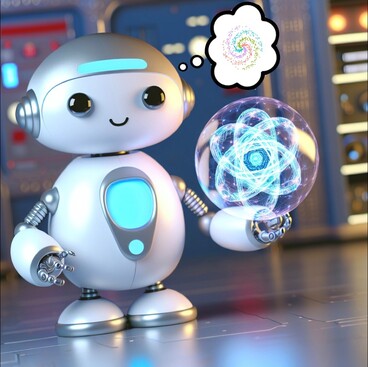 “Seeing the Quantum World through the Eyes of AI.”  A deep neural network receives experimental data from a quantum system, such as an atom, a molecule, or a particle of light. The network is then asked to form its own representation of the state of the system, and to make predictions about the outcomes of future experiments. Through training, the network learns to create useful representations of the quantum world and to discover hidden properties of complex quantum systems made of many particles. 